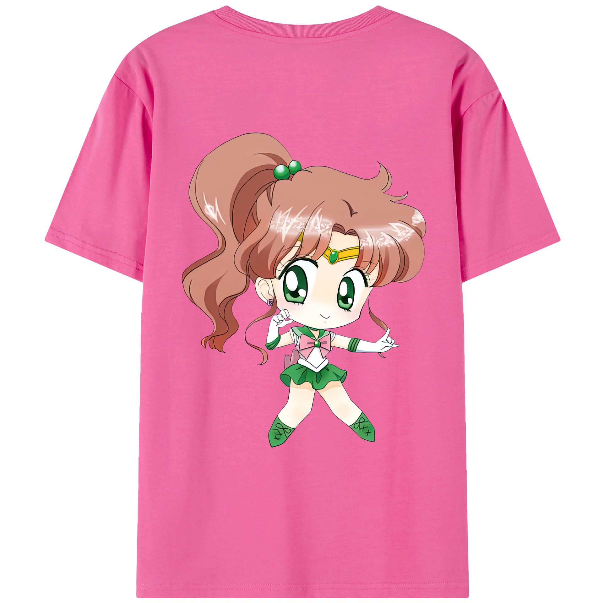 （画像用） 美少女戦士セーラームーン 木野 まこと きの まこと Sailor Moon Kino Makoto （セーラージュピター；Sailor Jupiter） レディース半袖Tシャツ(バックプリント)
